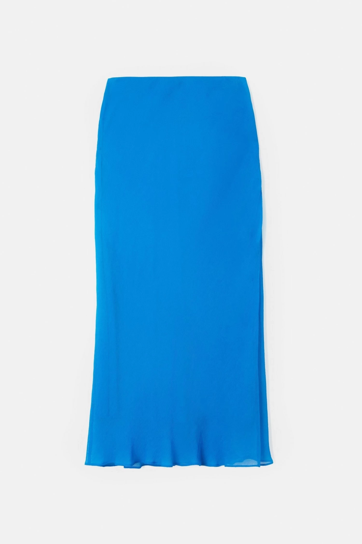 Jigsaw Blue Crinkle Bias Maxi Skirt 6 Jigsaw Blue Crinkle Bias Maxi Skirt - Image 6