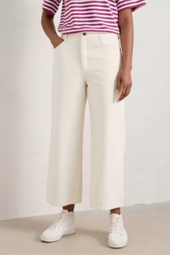 Seasalt Cornwall Natural Barnes Organic Cotton Denim Crops