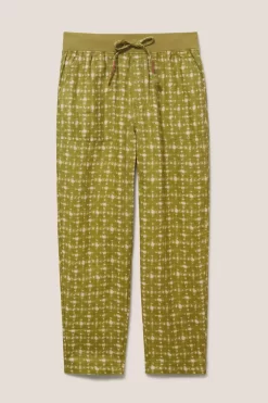 White Stuff Green Effie Linen Trousers -Roman Store 191100s5 scaled