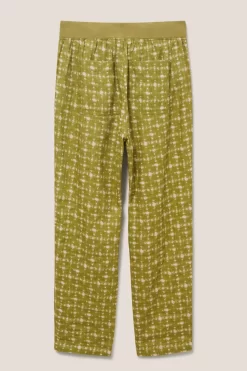 White Stuff Green Effie Linen Trousers -Roman Store 191100s6 scaled