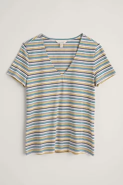 Seasalt Cornwall Natural Talent V-neck T-Shirt 8 Seasalt Cornwall Natural Talent V-neck T-Shirt -Roman Store 192899s4 scaled