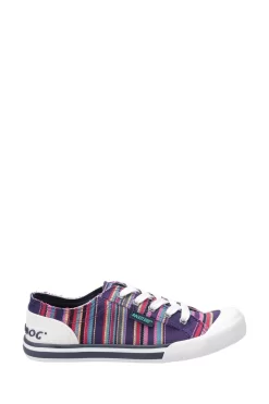 Rocket Dog Purple Jazzin Canvas Aloe Lace Up Trainers