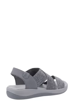 Hush Puppies Grey Sophia Elastic Cross Strap Sandals 6 Hush Puppies Grey Sophia Elastic Cross Strap Sandals -Roman Store 295877s3 scaled