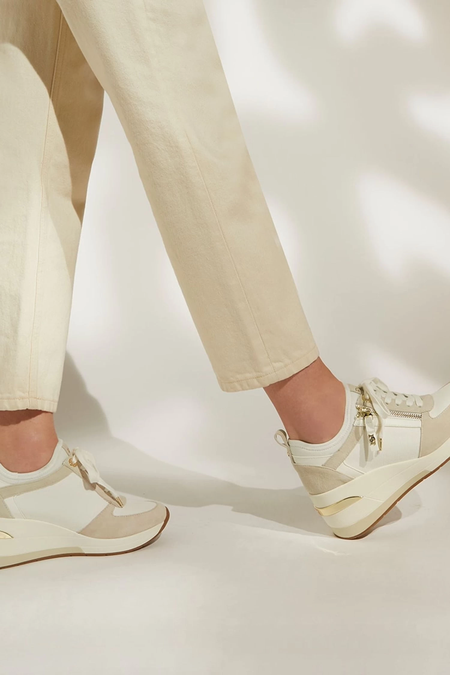 Dune London Eilin Zip Detail Wedge Trainers 5 Dune London Eilin Zip Detail Wedge Trainers - Image 5