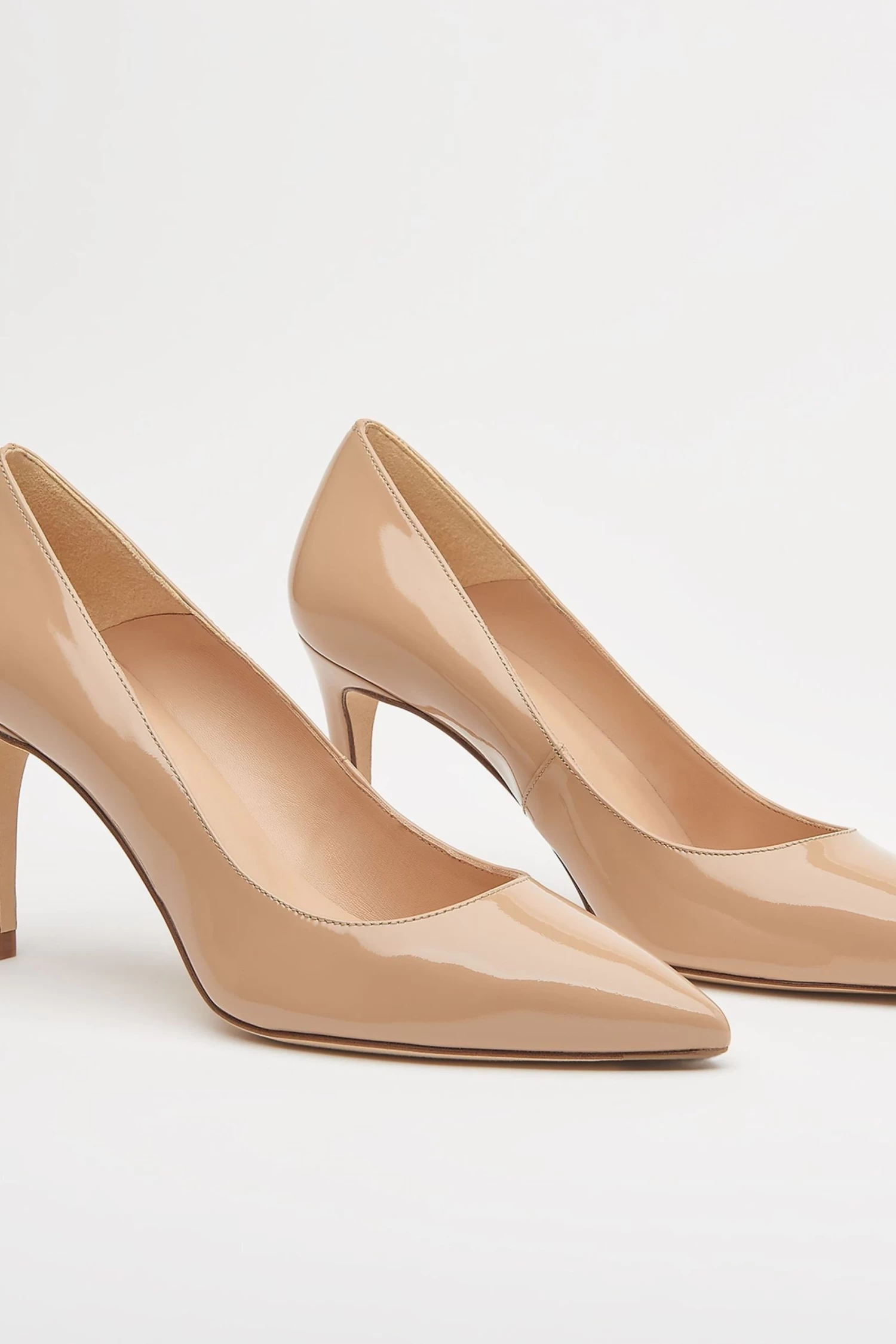 LK Bennett Floret Patent Leather Pointed Toe Courts 2 LK Bennett Floret Patent Leather Pointed Toe Courts - Image 2