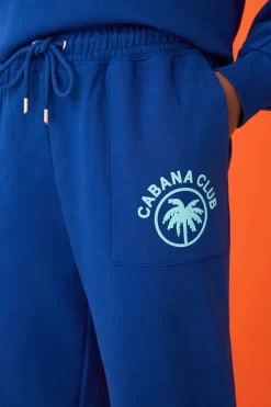 F&F Blue Embroidered Cabana Club Joggers -Roman Store 390761s4 scaled
