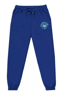 F&F Blue Embroidered Cabana Club Joggers -Roman Store 390761s5 scaled