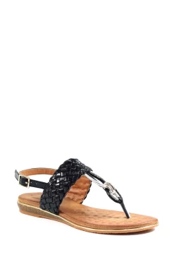 Lunar Dawley Black Sandals -Roman Store 403753s3 scaled