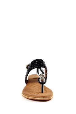 Lunar Dawley Black Sandals -Roman Store 403753s5 scaled