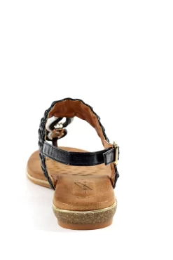 Lunar Dawley Black Sandals -Roman Store 403753s6 scaled