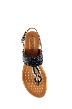 Lunar Dawley Black Sandals -Roman Store 403753s8 scaled