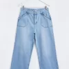 Oliver Bonas Blue Wash New Summer Crop Jeans