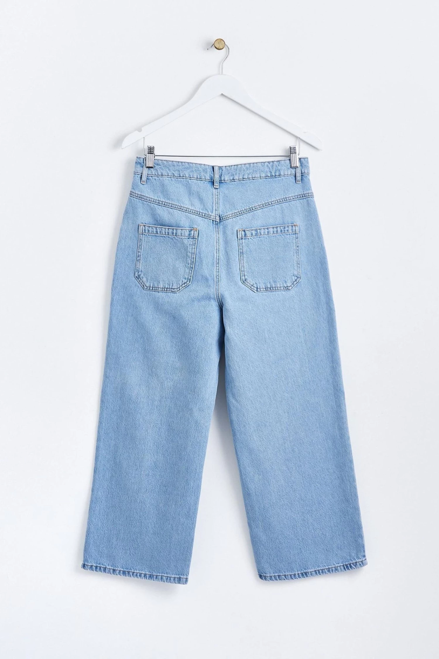 Oliver Bonas Blue Wash New Summer Crop Jeans 2 Oliver Bonas Blue Wash New Summer Crop Jeans - Image 2