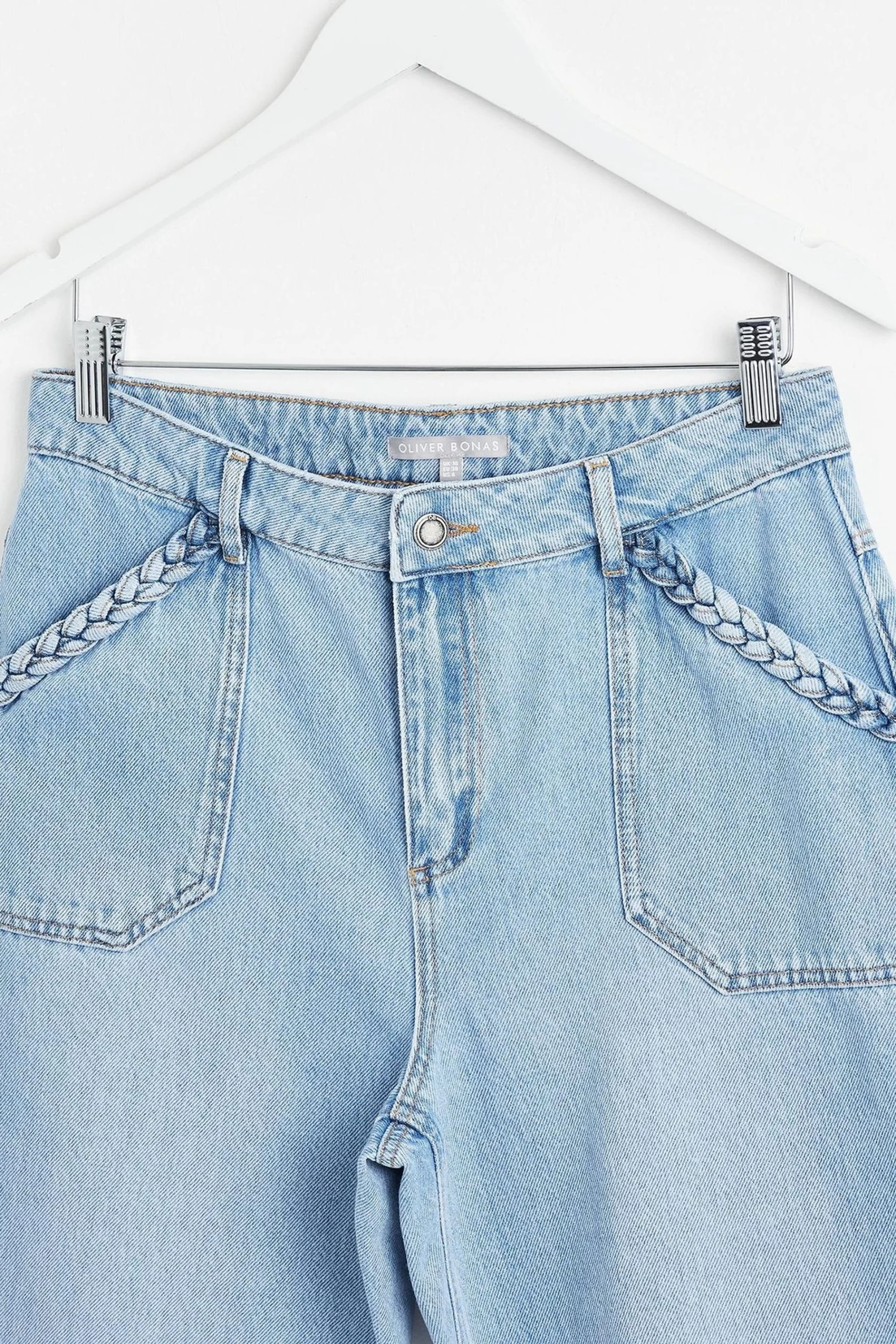 Oliver Bonas Blue Wash New Summer Crop Jeans 3 Oliver Bonas Blue Wash New Summer Crop Jeans - Image 3