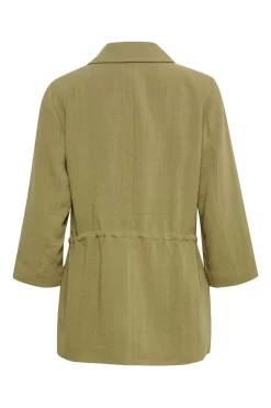 Soaked In Luxury Green Camile Drawstring Blazer -Roman Store 429844s5 scaled