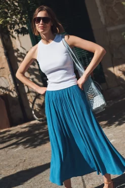 Boden White Cotton Ribbed Vest -Roman Store 521300s5 scaled