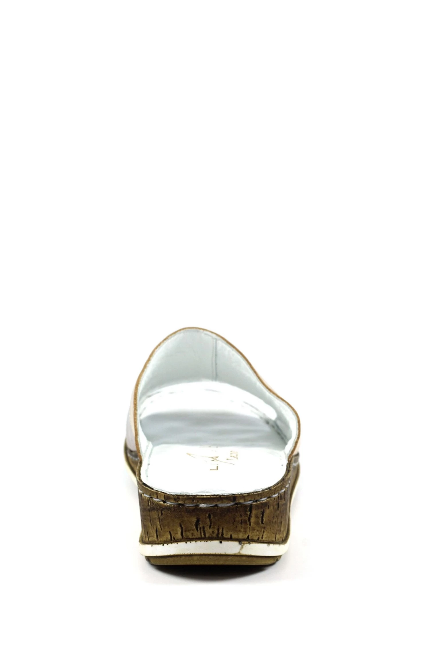 Lunar Natural Appleby Pewter Lea. Sandals 6 Lunar Natural Appleby Pewter Lea. Sandals - Image 6