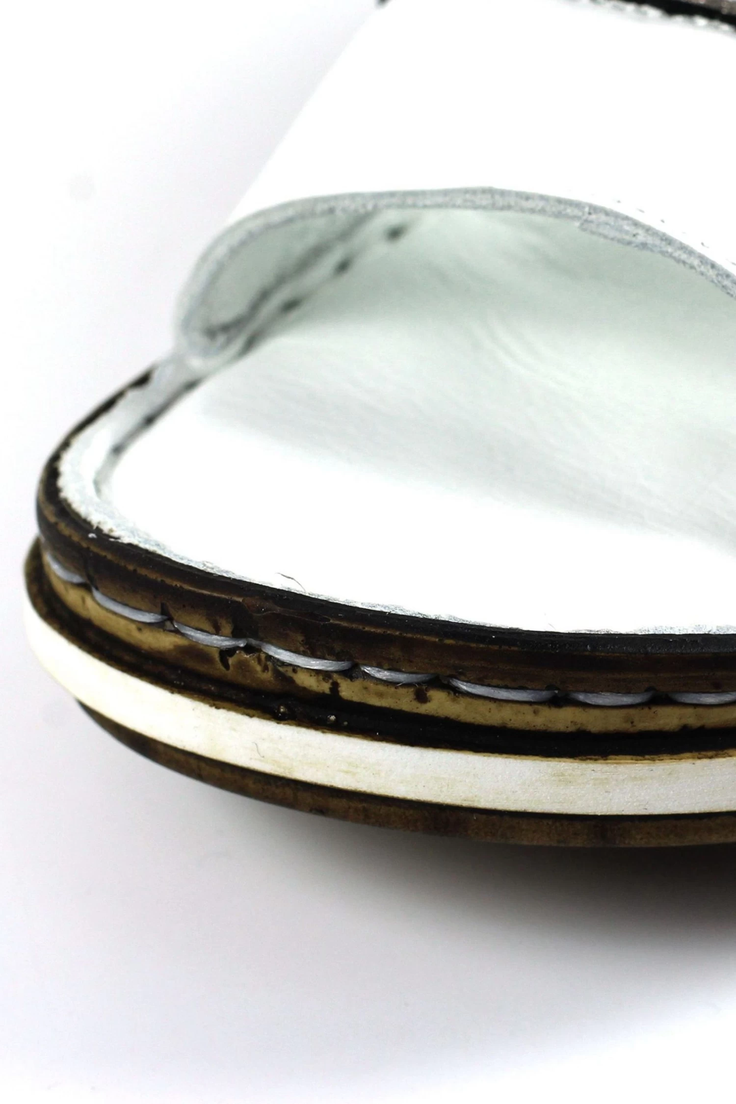 Lunar Natural Appleby Pewter Lea. Sandals 9 Lunar Natural Appleby Pewter Lea. Sandals - Image 9