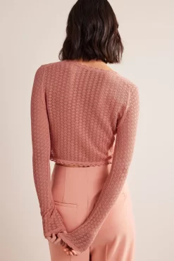 Boden Pointelle Crop Cardigan -Roman Store 594381s3 scaled