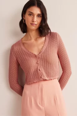 Boden Pointelle Crop Cardigan -Roman Store 594381s4 scaled