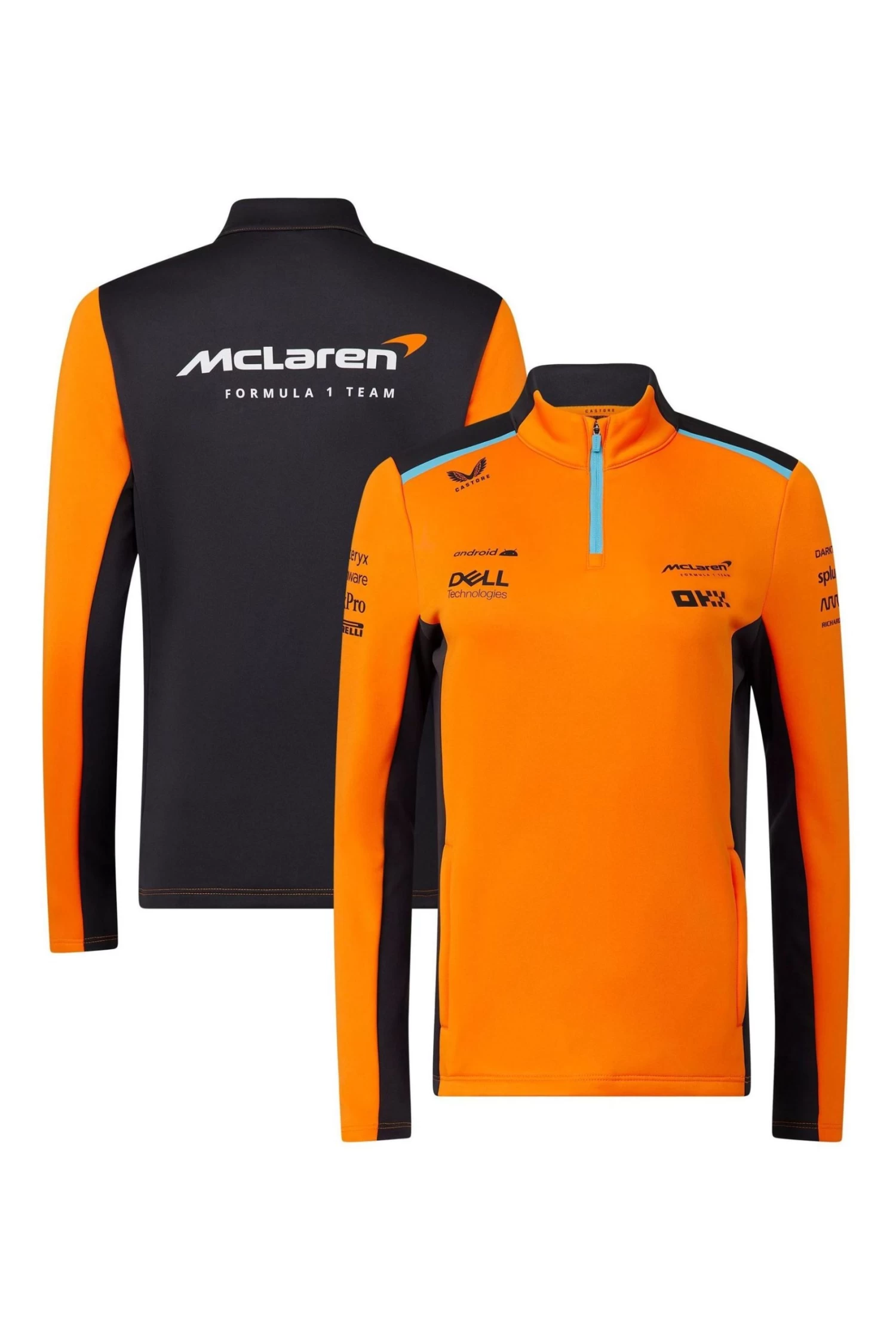 Fanatics Orange McLaren 2023 1/4th Zip Midlayer Top 1 Fanatics Orange McLaren 2023 1/4th Zip Midlayer Top