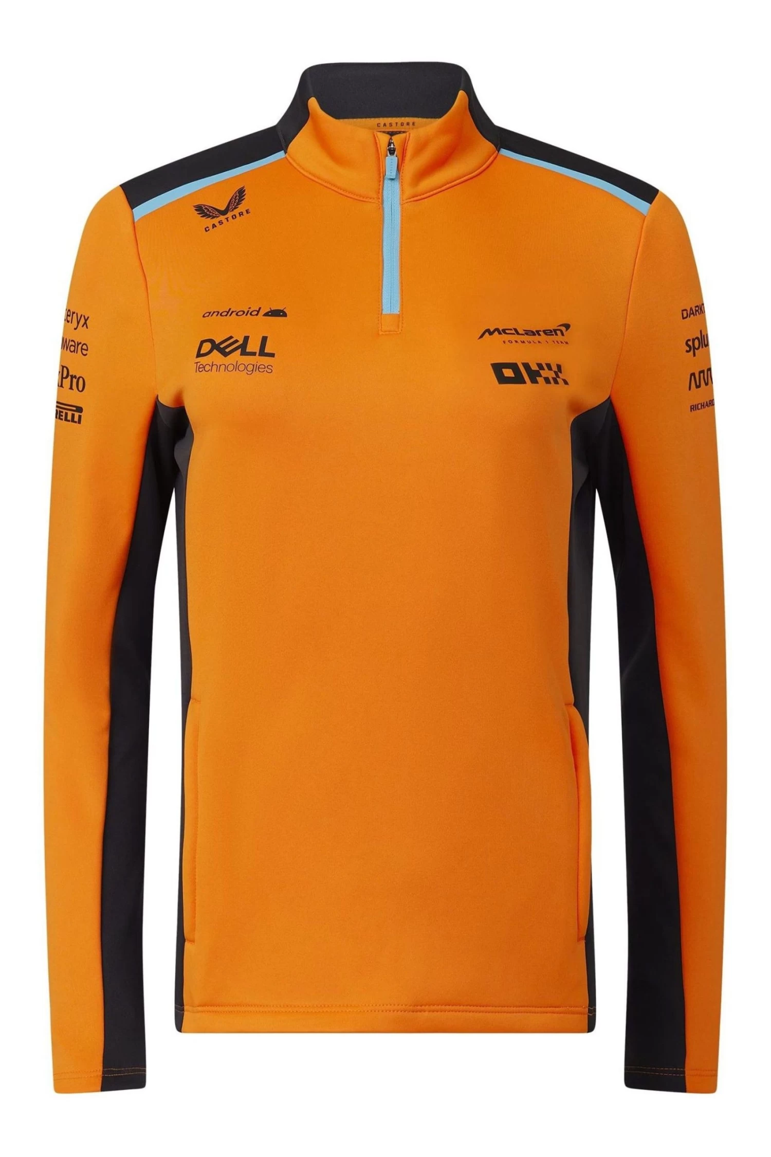 Fanatics Orange McLaren 2023 1/4th Zip Midlayer Top 2 Fanatics Orange McLaren 2023 1/4th Zip Midlayer Top - Image 2