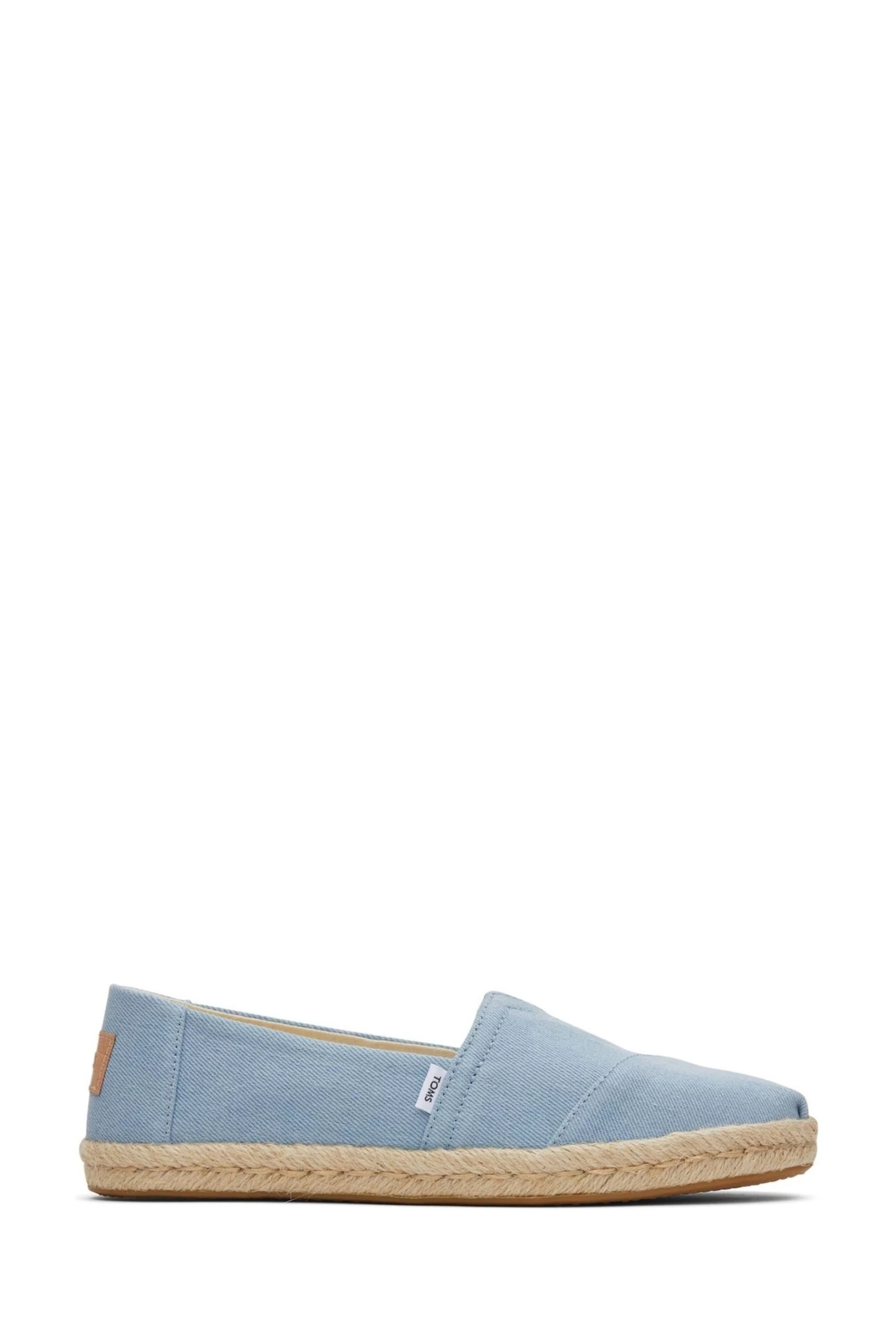 TOMS Blue Alpargata Rope Shoes 1 TOMS Blue Alpargata Rope Shoes