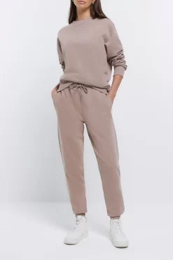 River Island Brown Tie Joggers -Roman Store 745 276s3 scaled