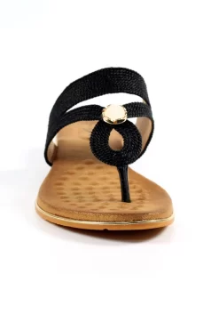 Lunar Ezra Black Sandals -Roman Store 801261s7 scaled