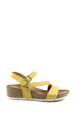 Lunar Yellow Cluster Mustard Sandals