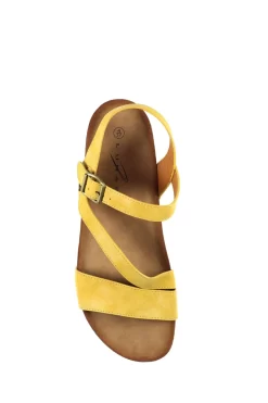 Lunar Yellow Cluster Mustard Sandals -Roman Store 811045s5 scaled