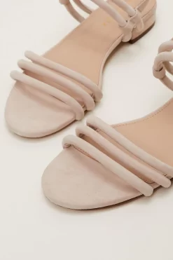 Phase Eight Cream Suede Sandals -Roman Store 930562s6 scaled