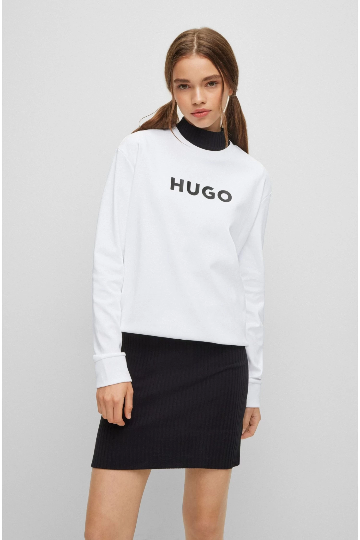 HUGO White Sweatshirt 2 HUGO White Sweatshirt - Image 2