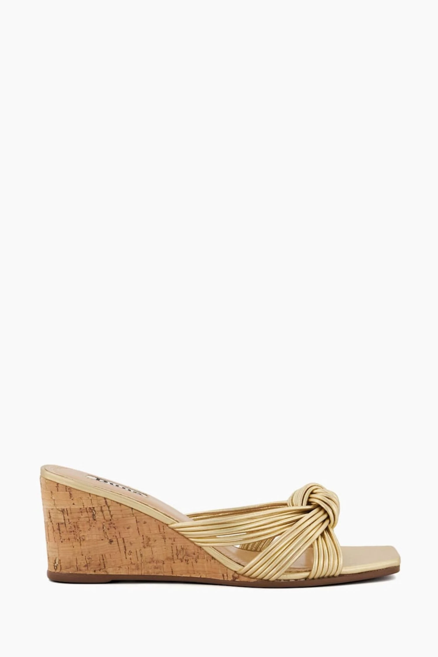 Dune London Gold Kope Knot Slim Wedges 2 Dune London Gold Kope Knot Slim Wedges - Image 2