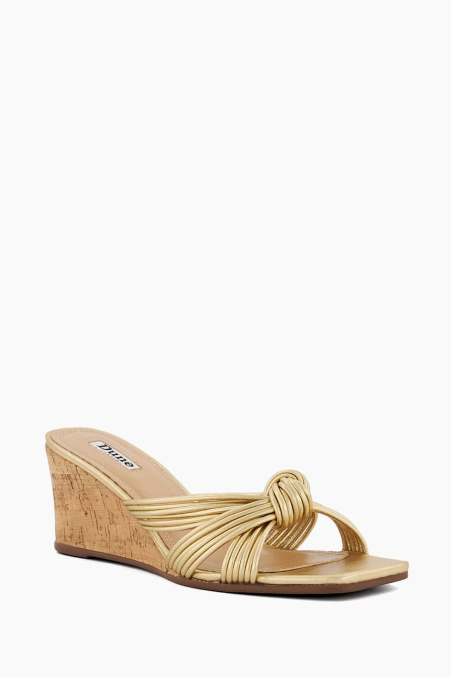 Dune London Gold Kope Knot Slim Wedges 3 Dune London Gold Kope Knot Slim Wedges - Image 3
