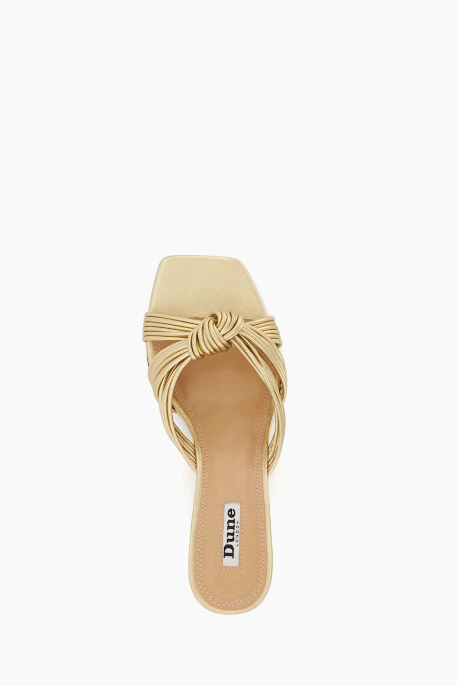 Dune London Gold Kope Knot Slim Wedges 5 Dune London Gold Kope Knot Slim Wedges - Image 5