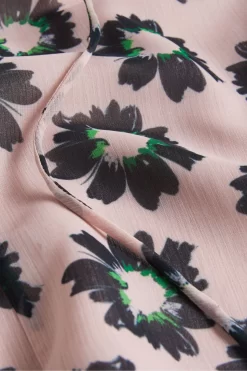 Ted Baker Pink Harlynn Split Sleeve Top With Neck Tie 10 Ted Baker Pink Harlynn Split Sleeve Top With Neck Tie -Roman Store 946914s5 scaled