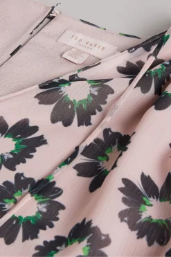 Ted Baker Pink Harlynn Split Sleeve Top With Neck Tie 11 Ted Baker Pink Harlynn Split Sleeve Top With Neck Tie -Roman Store 946914s6 scaled