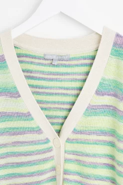 Oliver Bonas Green Space Dye Button Up Top -Roman Store 974929s6 scaled