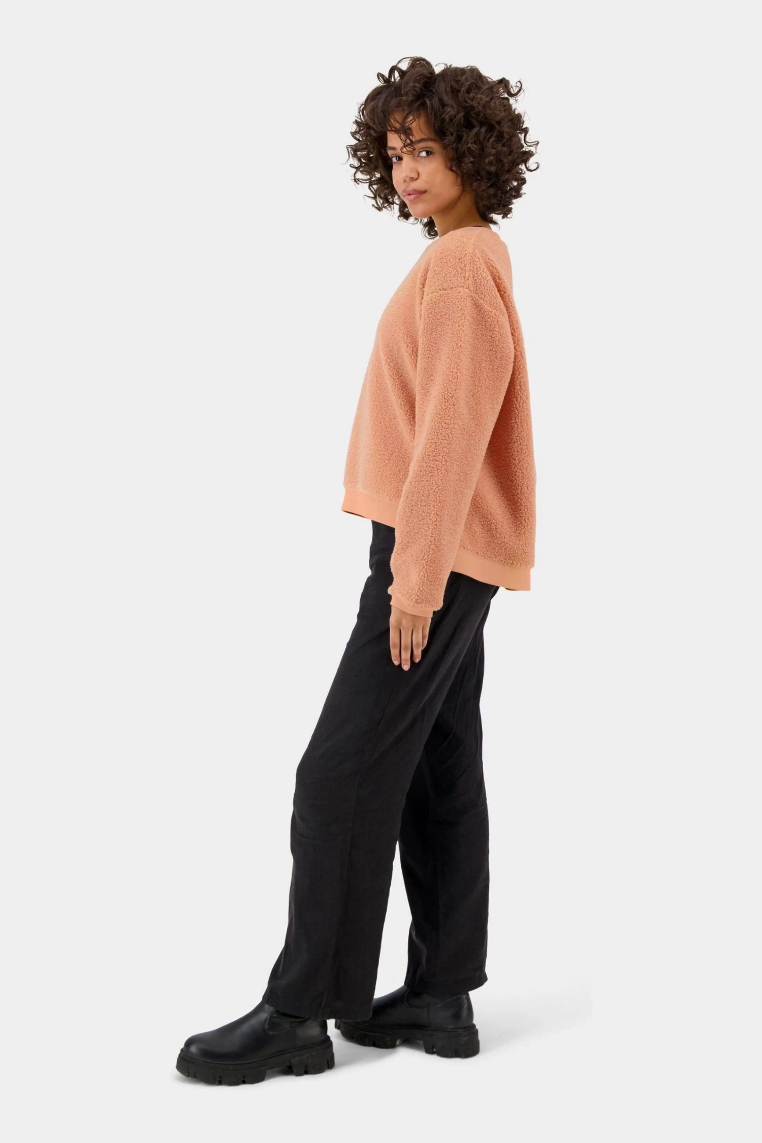 Didriksons Pink Della Wns Sweater 3 Didriksons Pink Della Wns Sweater - Image 3