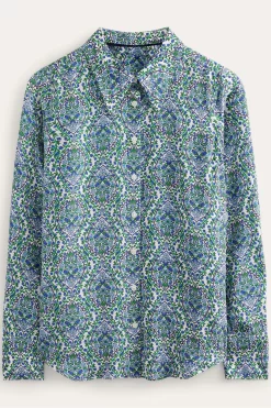 Boden Blue Silk Shirt 11 Boden Blue Silk Shirt -Roman Store 994290s6 scaled