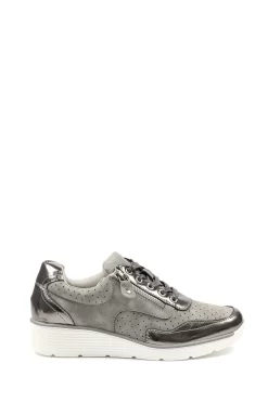 Lunar Pewter Haylee Fashion Trainers