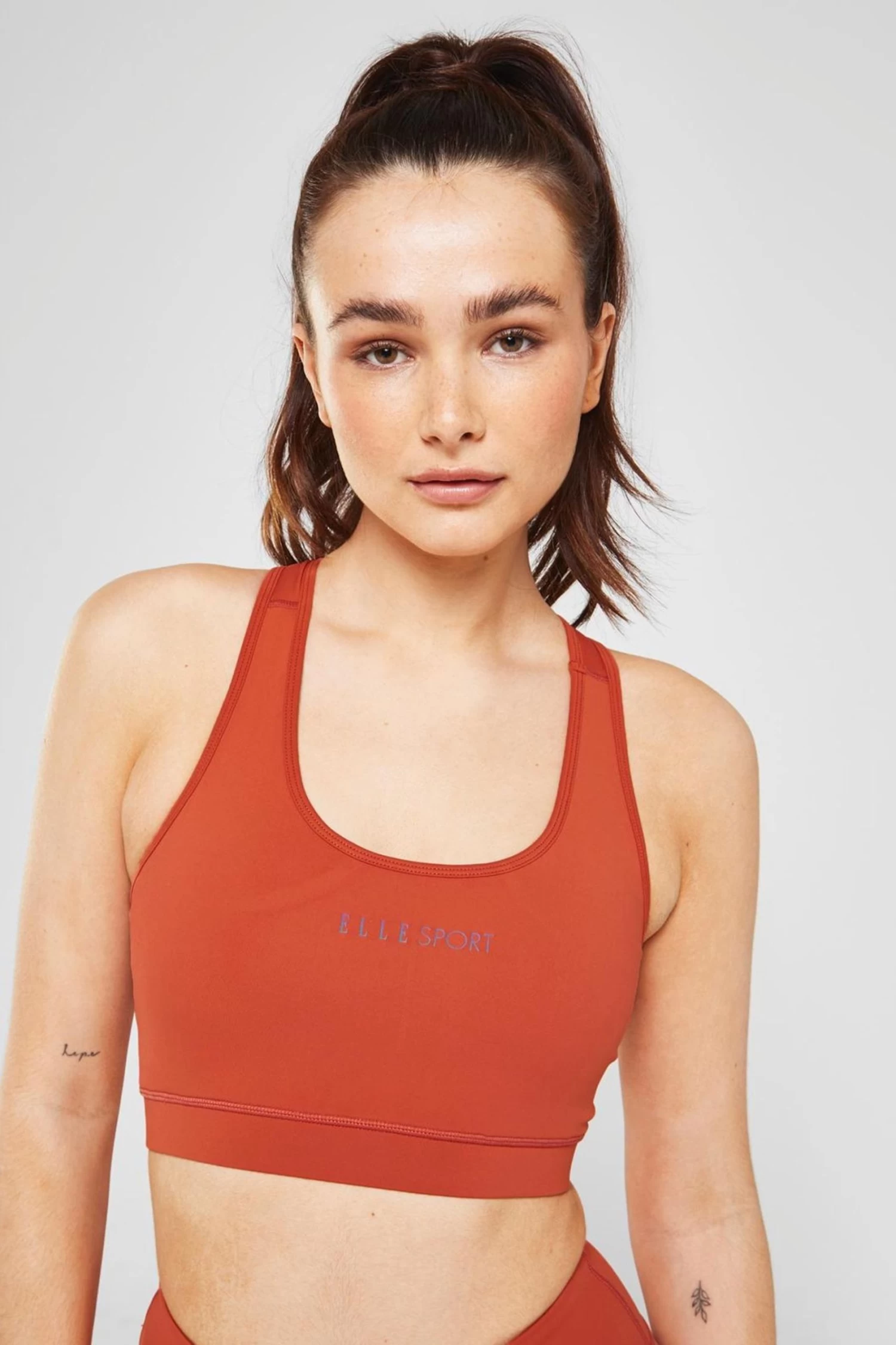 ELLE Sport Purple Performance Medium Support Sports Bra 4 ELLE Sport Purple Performance Medium Support Sports Bra - Image 4