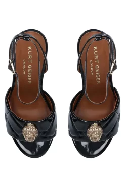 Kurt Geiger London Black Kensington Sandals 8 Kurt Geiger London Black Kensington Sandals -Roman Store A60513s4 scaled