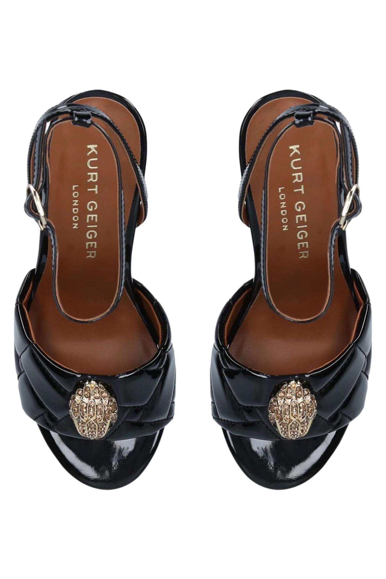 Kurt Geiger London Black Kensington Sandals 4 Kurt Geiger London Black Kensington Sandals - Image 4