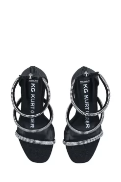 Kurt Geiger London Frances Black Sandals -Roman Store C06902s4 scaled