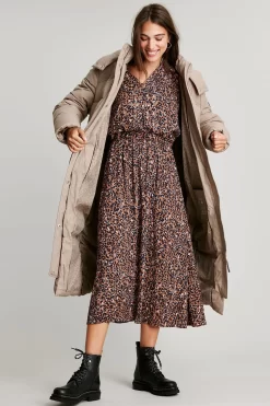 Joules Brown Elberry Long Super Puffer Jacket -Roman Store C08492s3 scaled