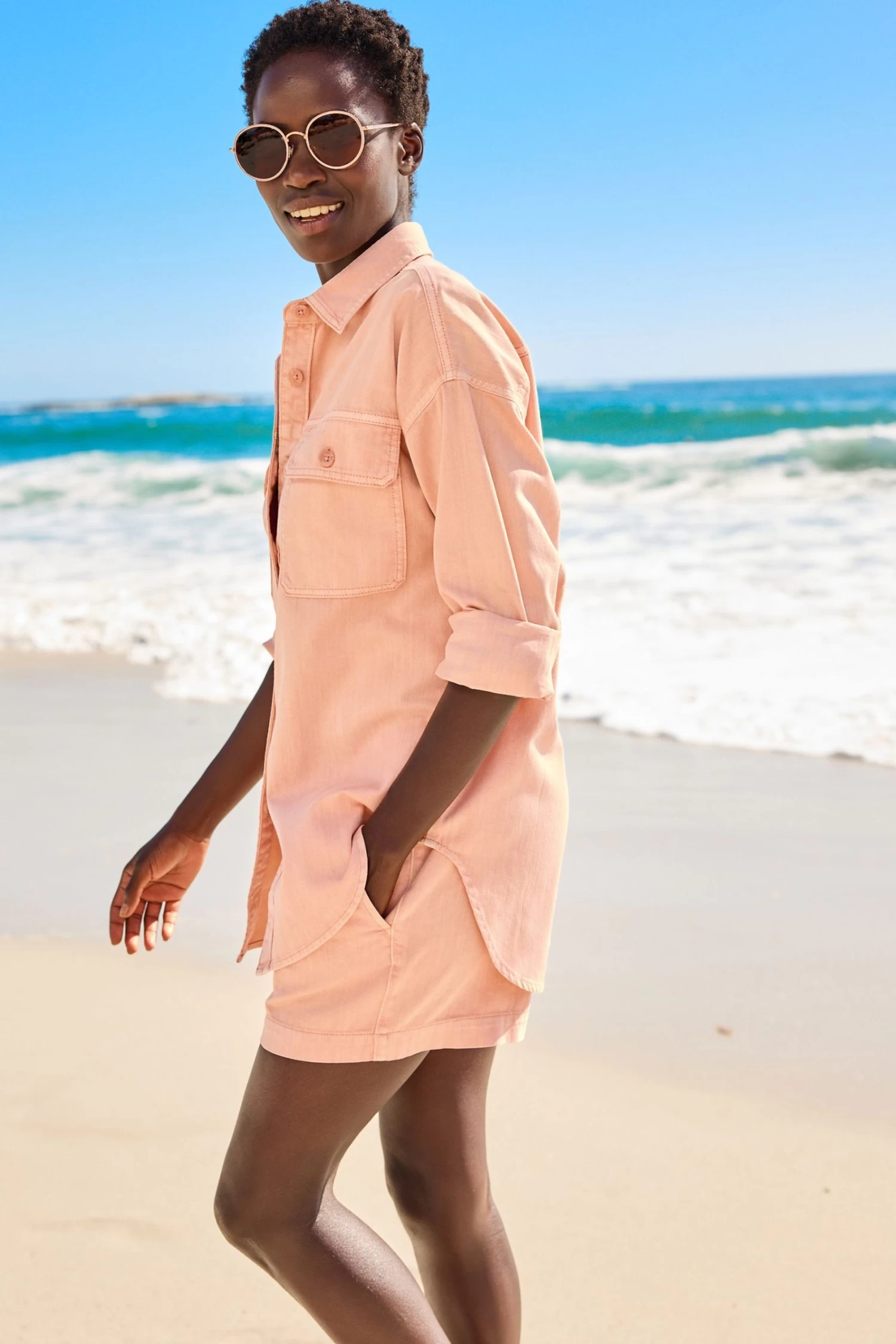 Next Oversized Denim Shirt 2 Next Oversized Denim Shirt - Image 2