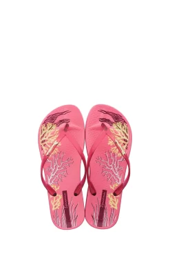 Ipanema Pink Printed Reef Flip Flops