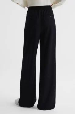Reiss Lena Logo Pull On Wide Leg Trousers 12 Reiss Lena Logo Pull On Wide Leg Trousers -Roman Store C19 069s5 scaled